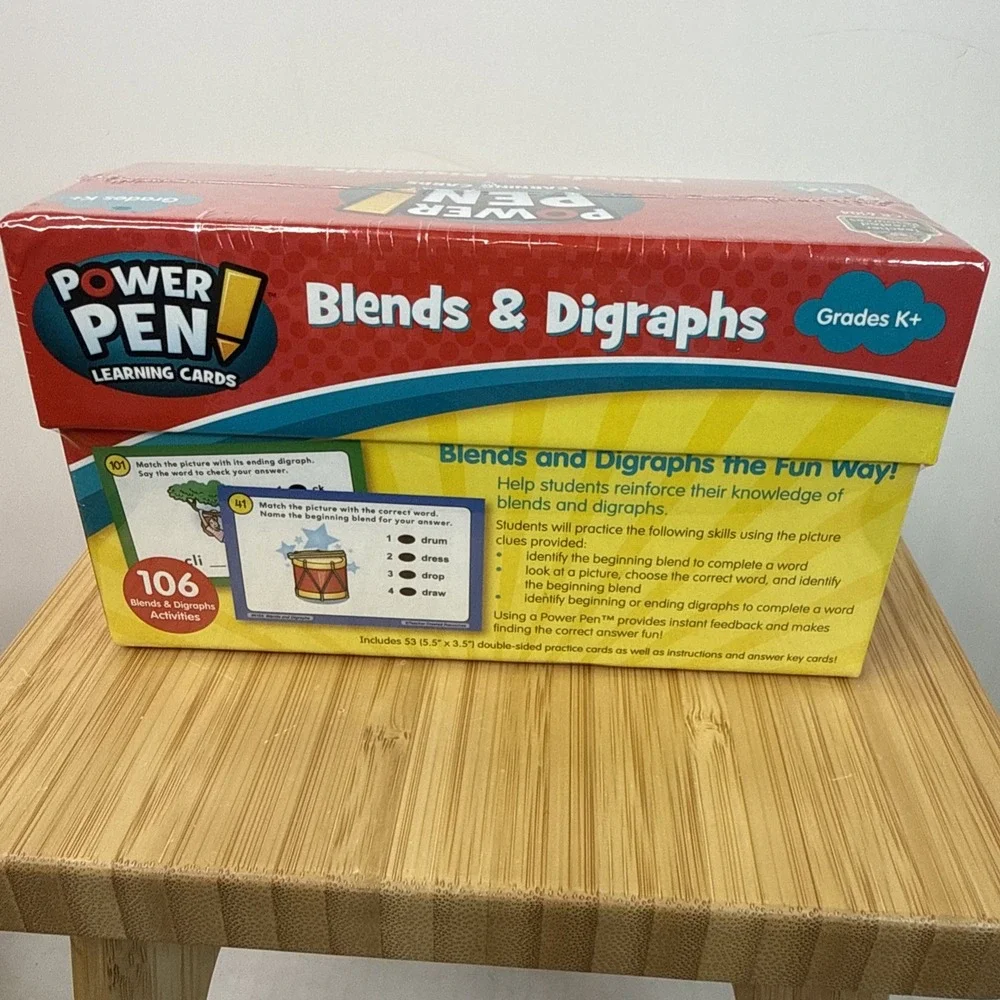 Lot 3 Power Pen Learning Card Sets Teacher Language Reading Grade K+ Homeschool